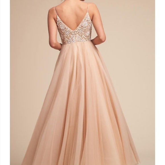 BHLDN Benson Gown, Rose/blush/cream Bridal Gown - Picture 5 of 13